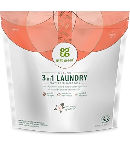 Amazon | 3in1 洗濯洗剤ポッド 無香料タイプ 24個 432g（15.2oz）grab